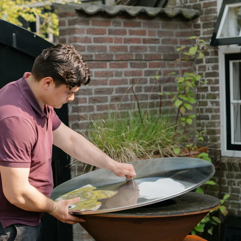 RVS 304 BBQ Plancha afdek plaat