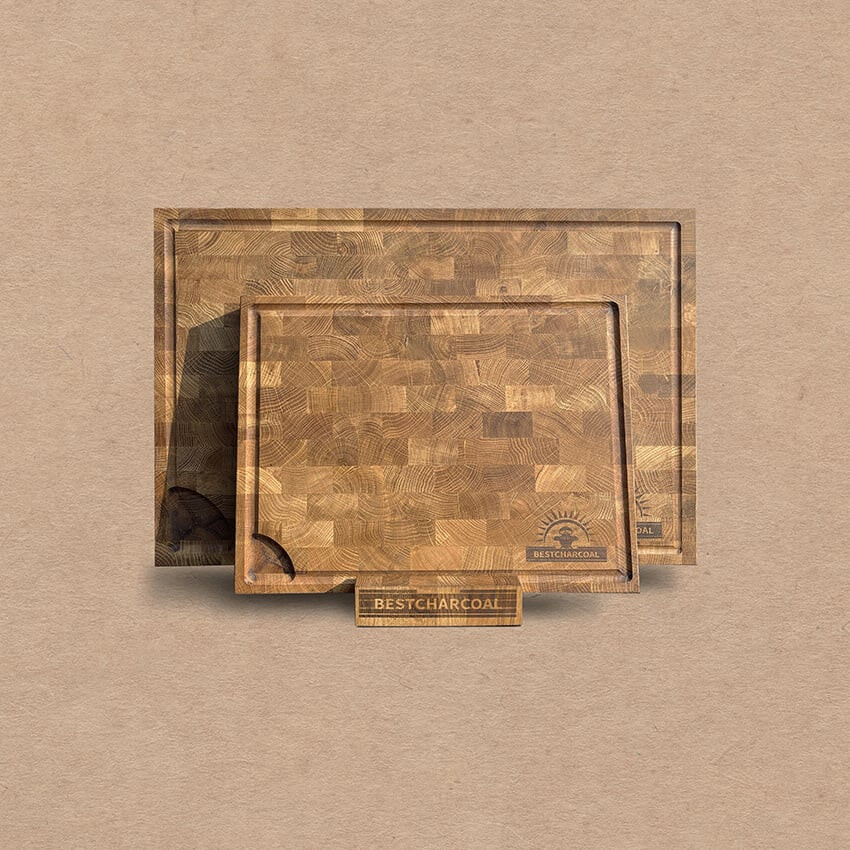 BESTCHARCOAL SNIJPLANK KOPSHOUT EIKEN 60X40X5