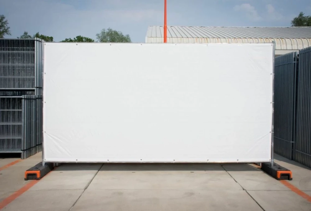 BOUWHEKZEIL WIT - 341X176 CM