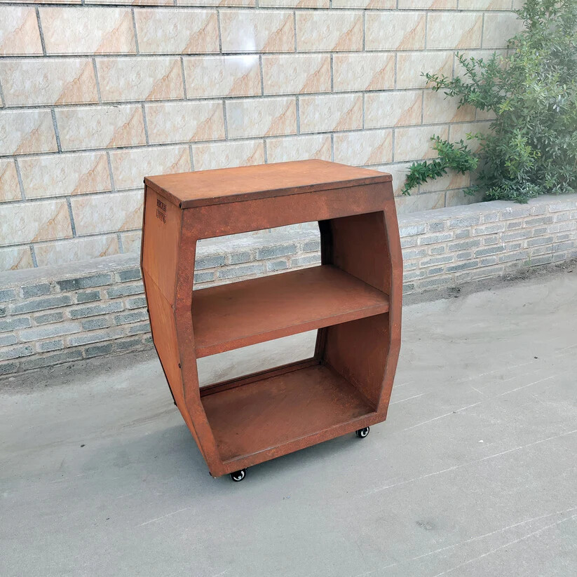 BBQ Plancha Tafel - Tabla Cortar Cortenstaal