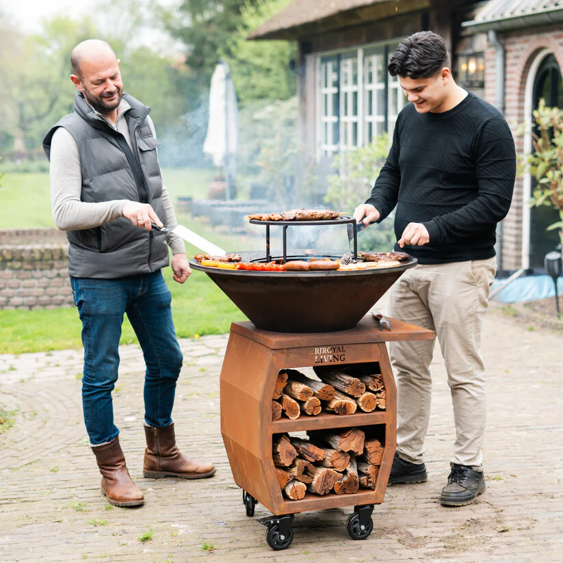 BBQ Plancha Grill Compañero XXL Cortenstaal 2.0 - Ø80cm