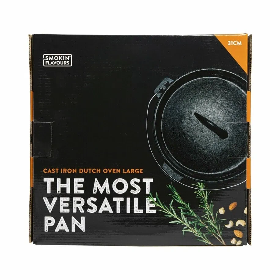 SMOKIN' FLAVOURS GIETIJZEREN DUTCH OVEN