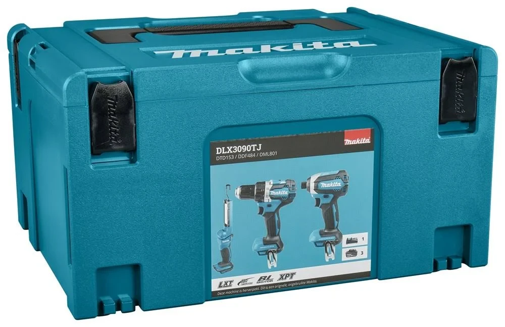 MAKITA LXT 18 V COMBISET BOREN EN (SLAG)SCHROEVEN MET LAMP DLX3090TJ